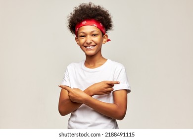 Cheerful Confused Black Kid Boy White Stock Photo 2188491115 | Shutterstock