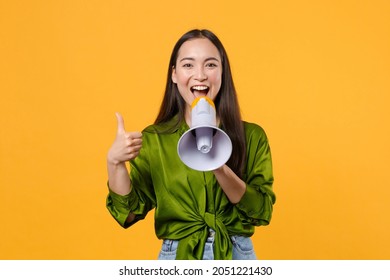 6,849 Asian woman megaphone Images, Stock Photos & Vectors | Shutterstock