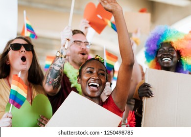 Cheerful Gay Pride And Lgbt Festival