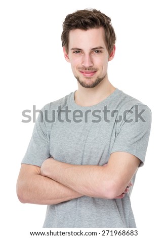 Cheerful young man