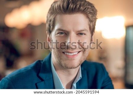 Similar – Portrait of a casual guy