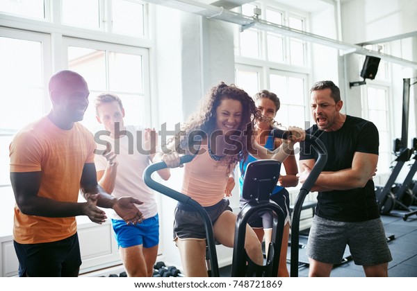 stationary bike while working