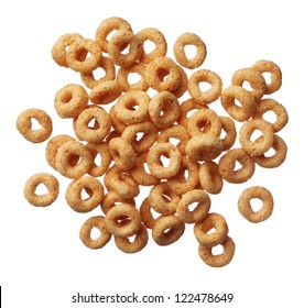 Cheerios Cereal Isolated On White Background