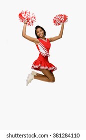 Cheerleader Jumping