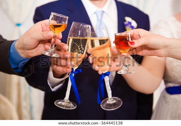 Cheers Celebration Wedding Stock Photo Edit Now