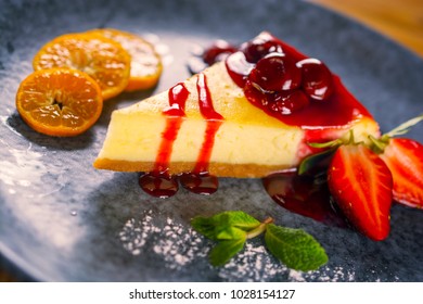 Cheescake With Cherry