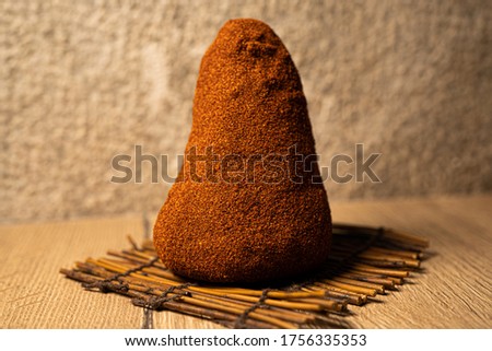 Cheese Boulette d'Avengers on a rustic background. High quality photo