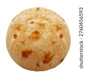CHEESE BREAD ON A WHITE BACKGROUND ISOLATED