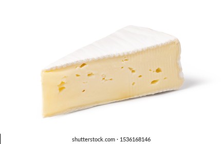 Cheese Brie Isolated On White Background Stock Photo 1536168146 ...