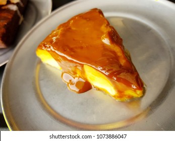 Cheese Cake With Caramel On Top