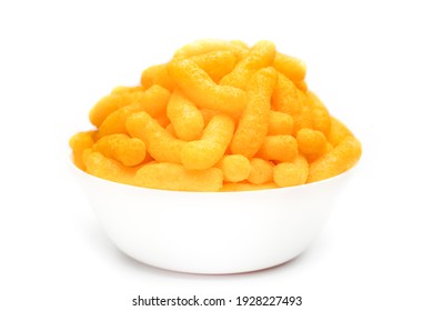 Cheese Doodle Day, cheese puffs in a white bowl, crisps 