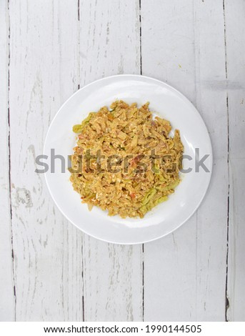 Cheese egg kottu 