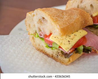 Cheese And Ham Sandwich