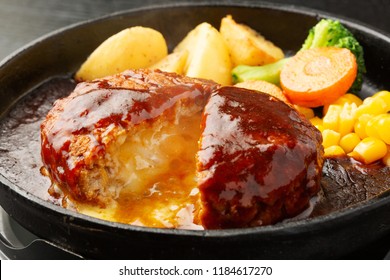 Cheese In Hamburg Steak