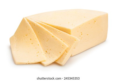 Cheese Isolated Stock Photo 245345353 | Shutterstock