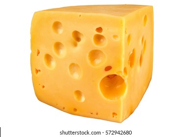 Cheese Isolated On White Background