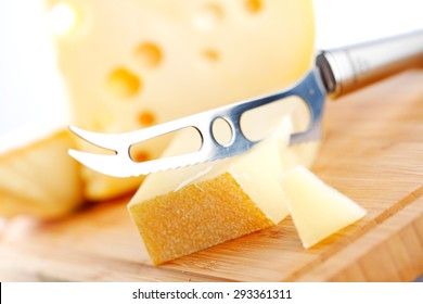 Cheese With A Cheese Knife