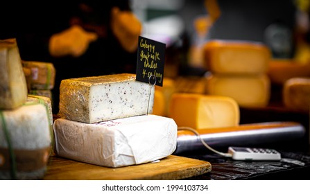 The cheese market in West London in summer, UK - Powered by Shutterstock