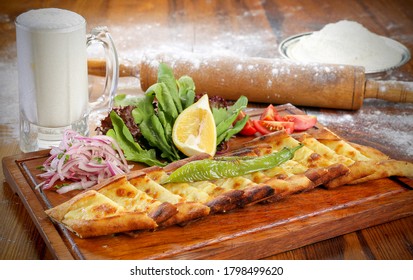 Cheese Pitta Turkish Traditional Food