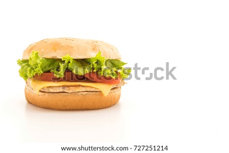 Similar – Image, Stock Photo real cheeseburger