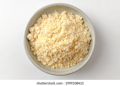 Cheese Powder On A White Background