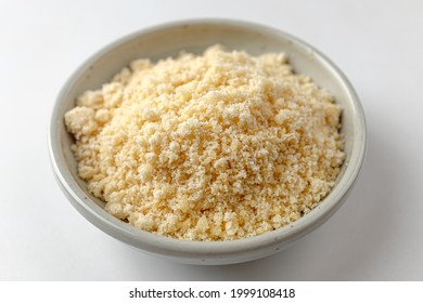 Cheese Powder On A White Background