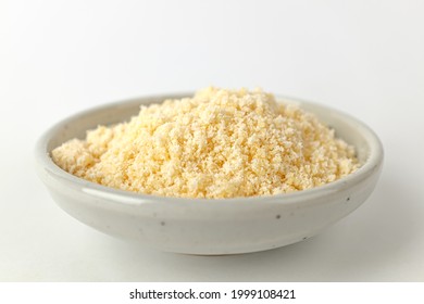 Cheese Powder On A White Background