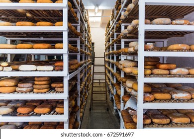 Cheese Production In Alaior, Menorca. Spain