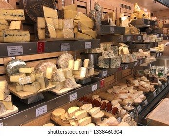 Cheese Store At A Local Market