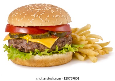 Cheeseburger And French Fries