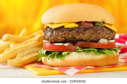 Cheeseburger And Fries