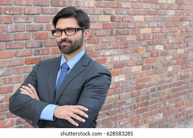 Cheesy American Salesman Pointing At Camera