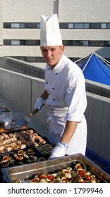Chef cooking