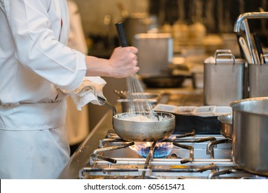 chef cooking in the kitchenp