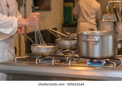 chef cooking in the kitchenp