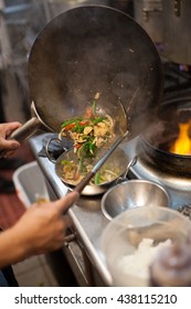 Chef Cooking Thai Food