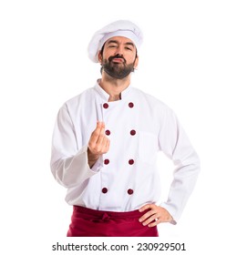 Chef doing italian gesture