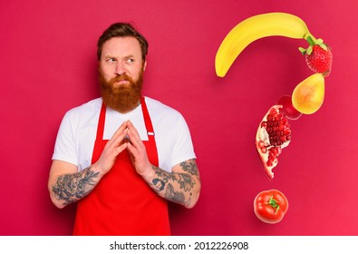 Chef has doubt about what to cook