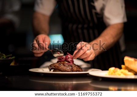 Chef Kitchen Dining Food