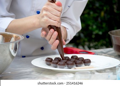 Chef Making Chocolate