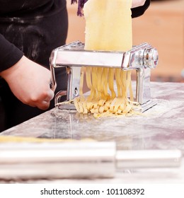 Chef Making Pasta