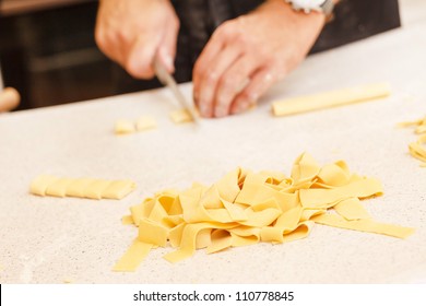 Chef Making Pasta