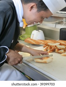 Chef Making Sandwich