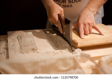 Chef Making Soba