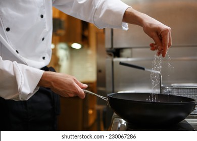 Chef Preparing Food