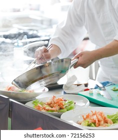 Chef Preparing Food