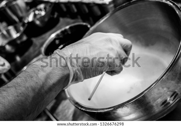 Chef Preparing Food Kitchen Chef Cooking Stock Photo Edit Now