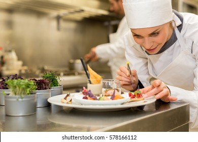 chef preparing tapas