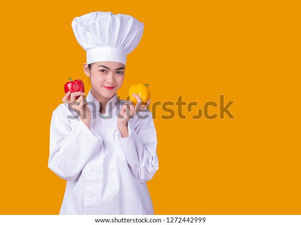 Download Chef Sweet Red Yellow Pepper On Stock Photo Edit Now 1272442999 PSD Mockup Templates