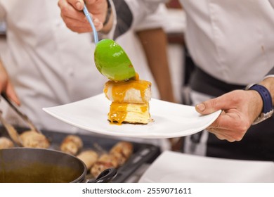 chef at work in restaurant - Powered by Shutterstock